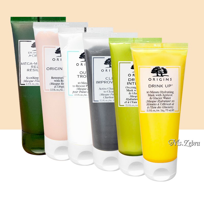 Ms.Zebra【ORIGINS 品木宣言】粉美肌 奇蹟 一飲而盡 泥娃娃 靈芝 青春無敵健康調理 元氣十足亮顏C 面膜 蝦皮購物