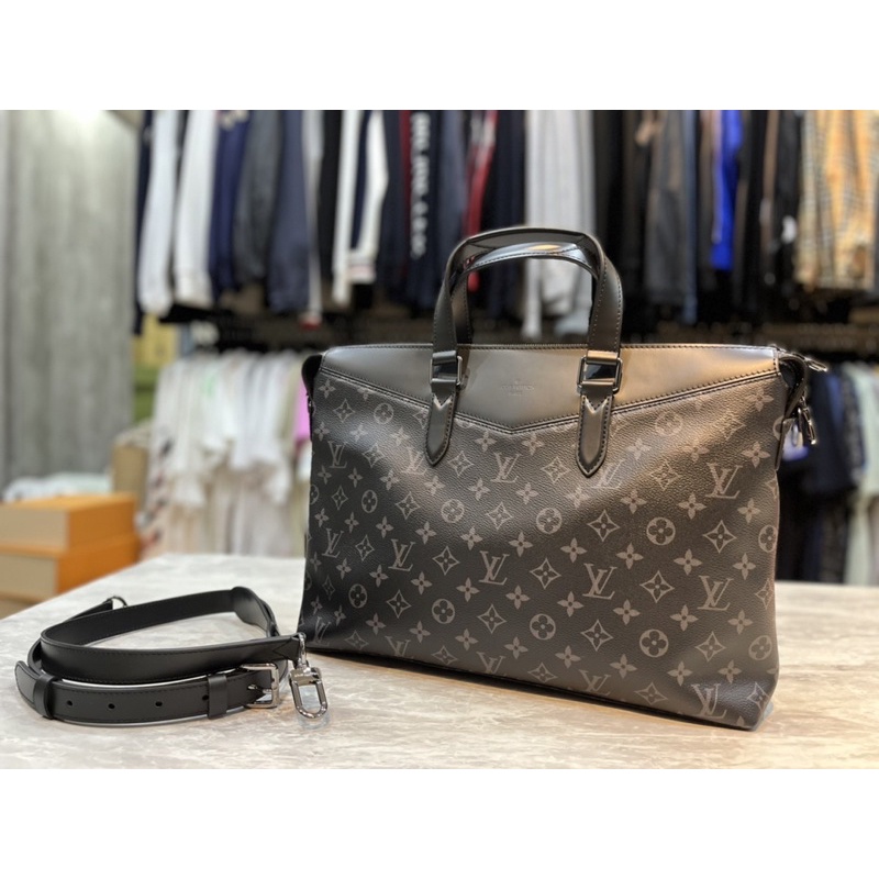 Louis Vuitton Monogram Eclipse Briefcase Explorer M40566 Men'