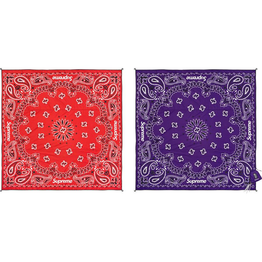 Zoopreme-現貨』Supreme®/ENO® Islander™ Nylon Blanket 紅色/紫色野餐