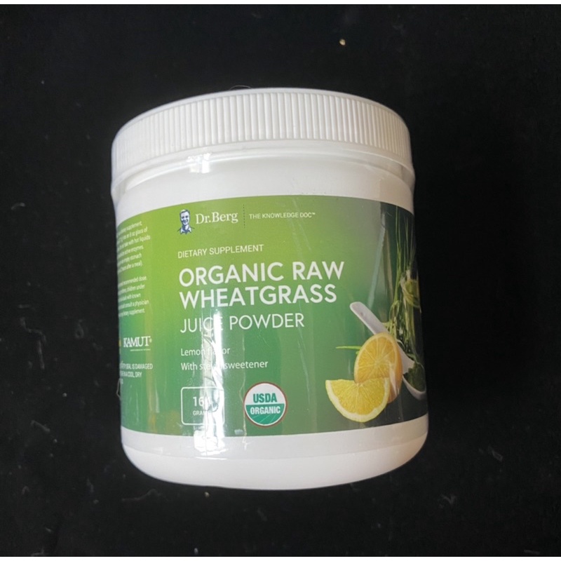 organic raw wheatgrass Juice powder 有機小麥草汁粉檸檬口味 Dr.Berg 柏格醫生 蝦皮購物