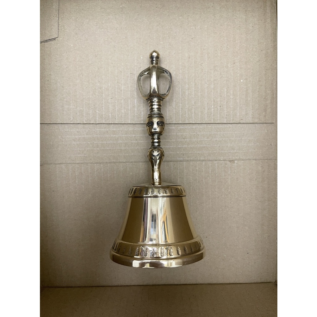 現貨三清鈴金剛杵搖鈴法器樂器風水用品道教三叉鈴道士銅鈴道鈴三清銅鈴