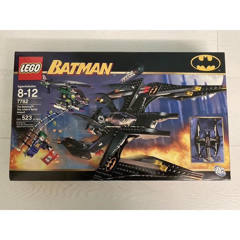 全新樂高積木LEGO BATMAN 7782 蝙蝠俠蝙蝠戰機小丑傑克的空中攻擊
