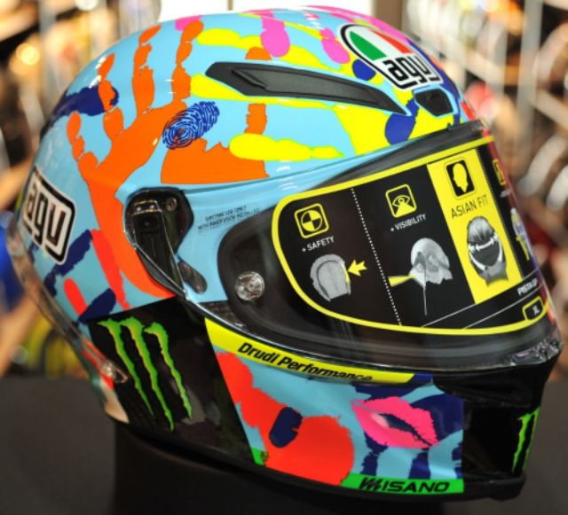 AGV PISTA GP ~ ROSSI Limited Edition Misano 2014 手掌帽