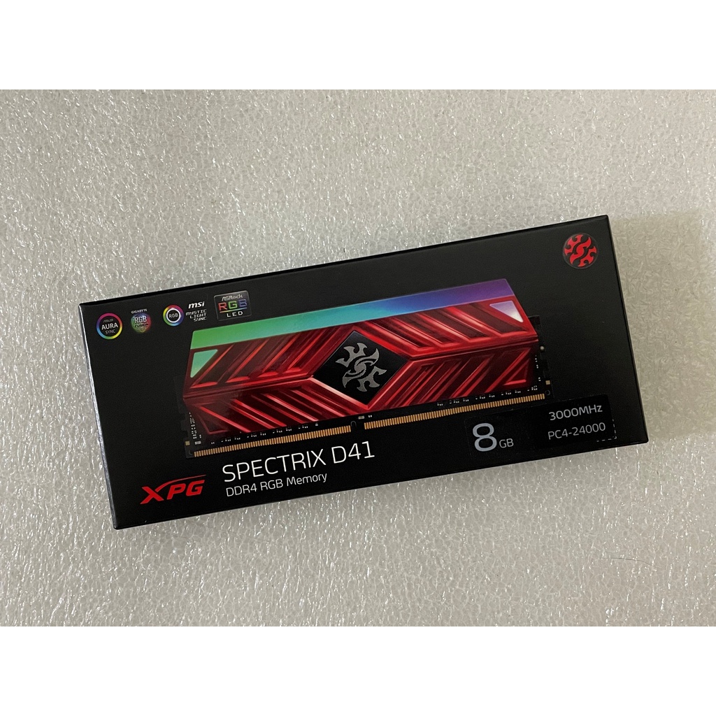 XPG SPECTRIX D41 DDR4 3000 8G 8GB RGB