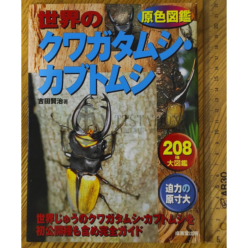 世界鍬形蟲獨角仙日文圖鑑原色図鑑世界のクワガタムシ