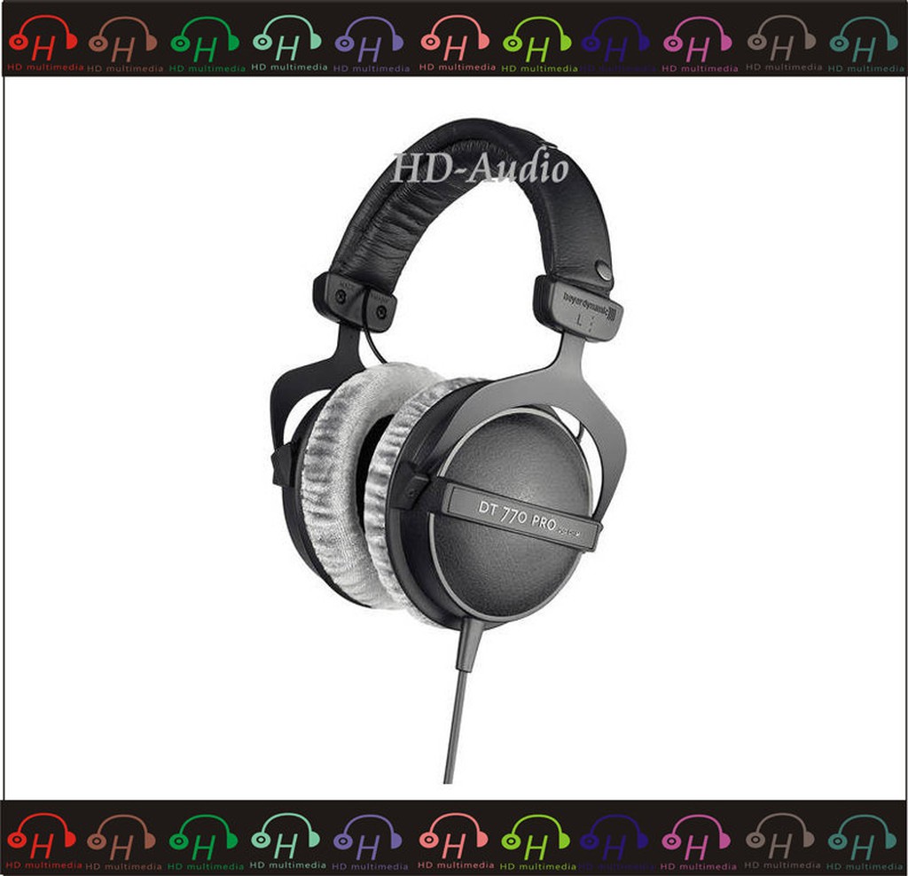 現貨弘達影音多媒體Beyerdynamic DT-770 PRO DT770PRO 80歐姆密閉耳罩