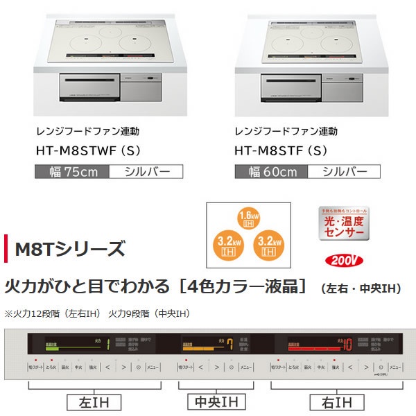 清新樂活~日本直送Hitachi日立M8T系列HT-M8STF HT-M8STWF三口爐連烤IH