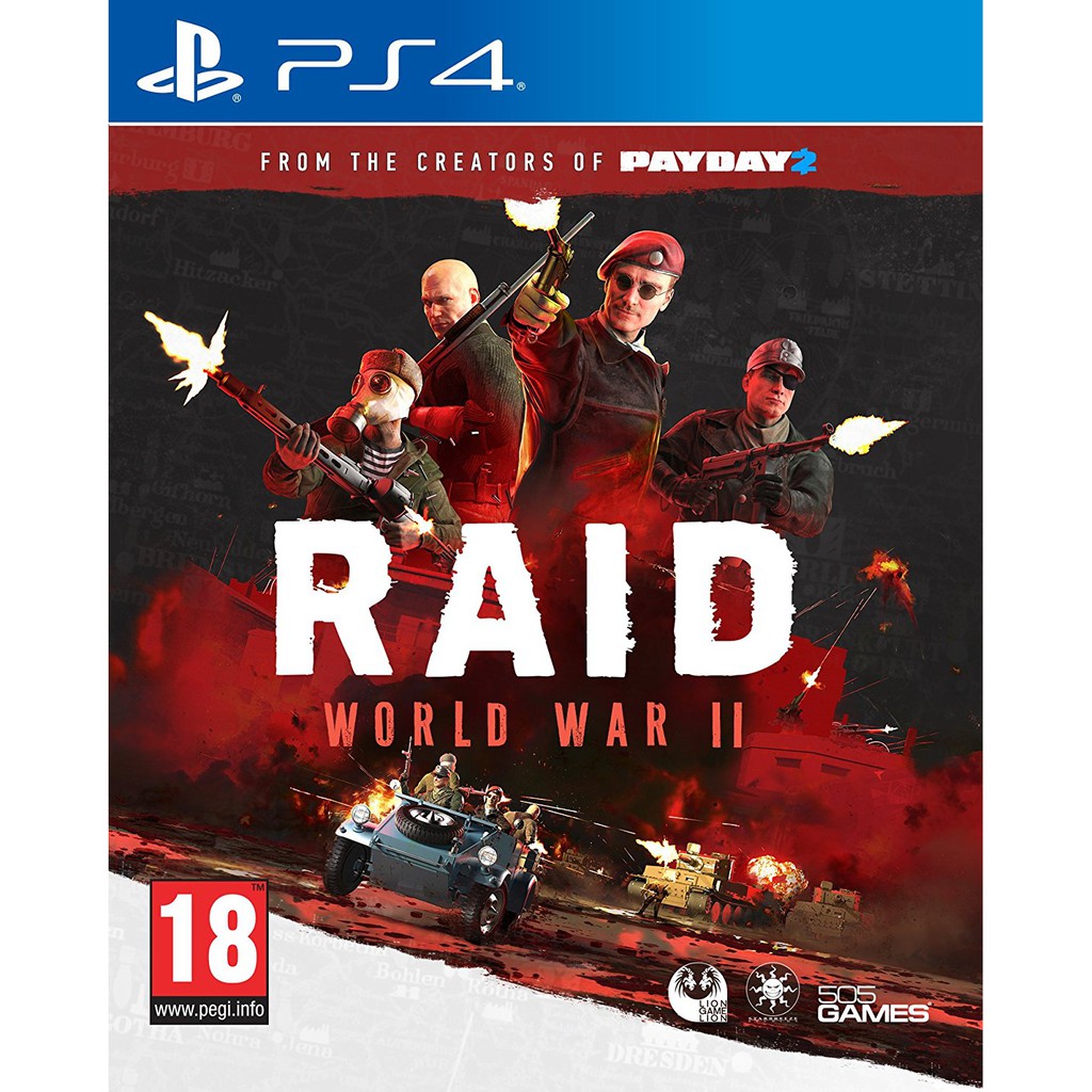 全新未拆PS4 突襲：二戰英文版RAID WWII 二次世界大戰劫薪日Payday