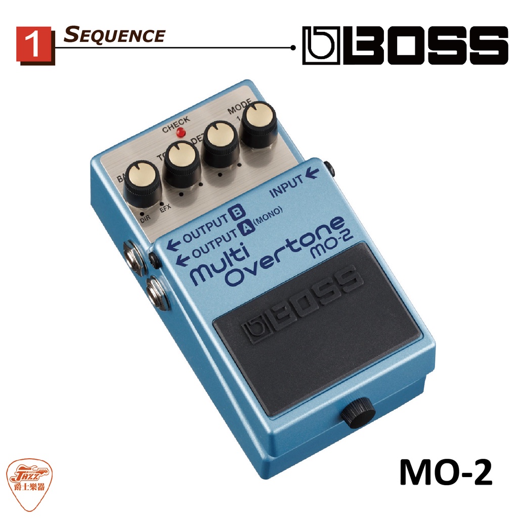 爵士樂器】公司貨保固免運BOSS MO-2 Multi Overtone 吉他多重泛音效果