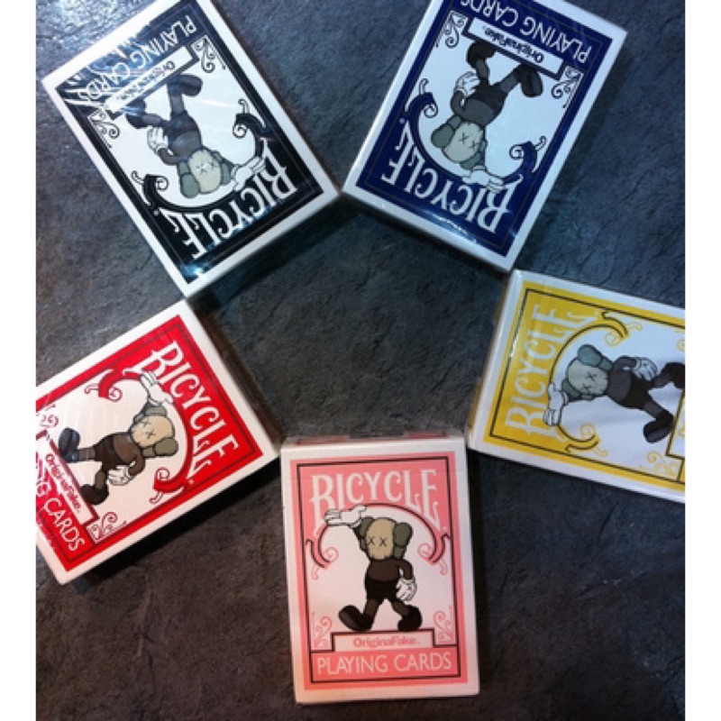 絕版品Kaws Original Fake x Bicycle Playing Cards 撲克牌