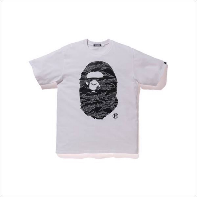 全新BAPE A bathing ape x Undefeated UDFT 聯名款限量白Tee 短激罕