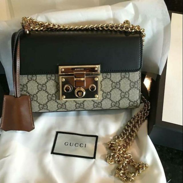 Gucci Padlock small GG shoulder bag