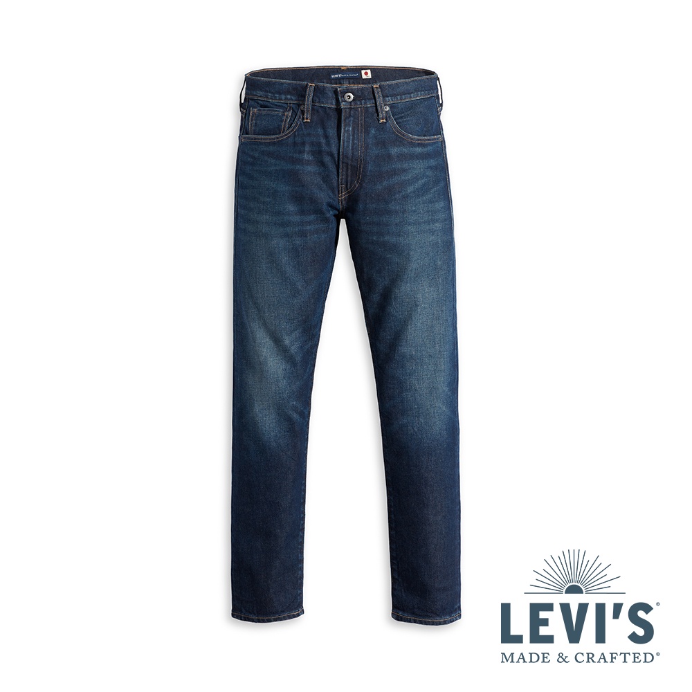 Levis LMC MOJ頂級日本布512低腰修身窄管牛仔褲頂級靛藍赤耳深藍水洗男