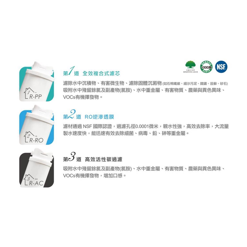 水專家=EVERPOLL RO-500直接輸出RO機/(RO500)/無需壓力桶/快捷式濾心/逆滲透RO | 蝦皮購物