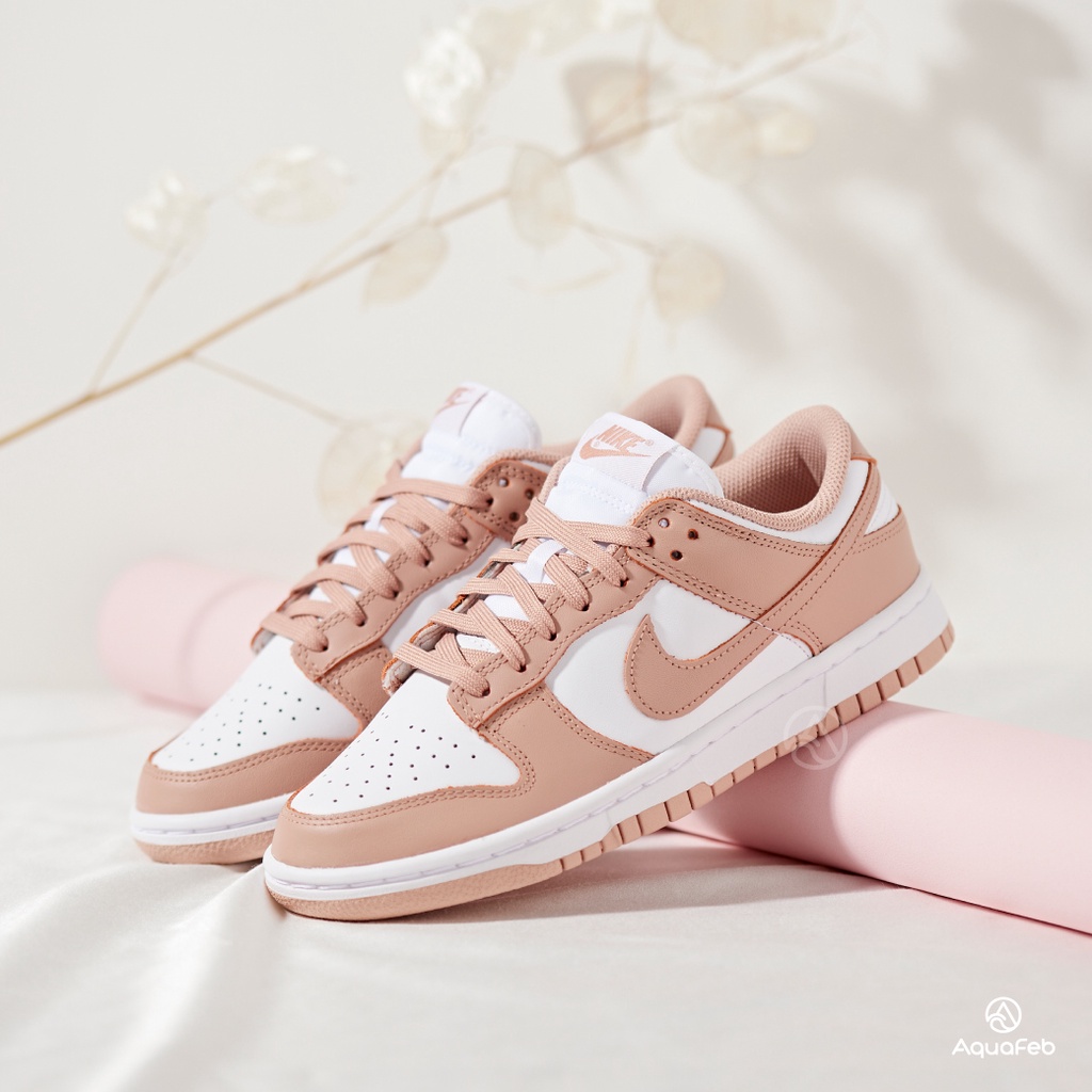 Nike Dunk Low Rose Whisper 女粉玫瑰耳語經典低筒運動休閒鞋