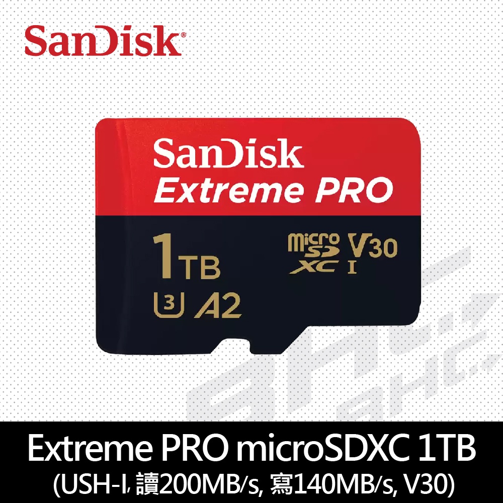 SanDisk 1TB microSDXC【200MB/s Extreme Pro】 4K U3 A2 V30