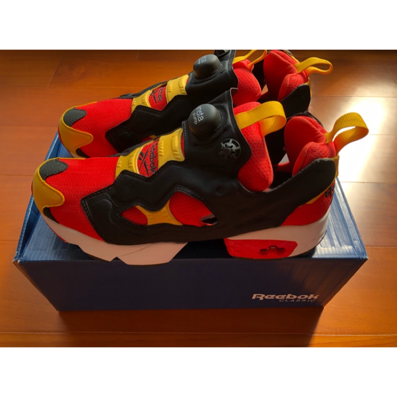 Reebok Insta Pump Fury OG 97 香港 返還 Atmos 限定 紅黑黃 慢跑鞋 US8