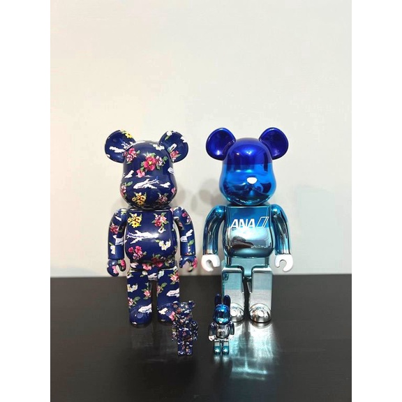 BLACK近全新ANA x FEILER x BE@RBRICK庫柏力克熊100%+400%全日空 BLACK近全新ANA x FEILER x BE@RBRICK庫柏力克熊100%+400%全日空