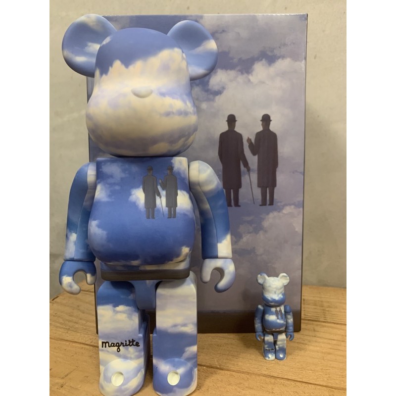 be@rbrick 400%u0026100% rene magritte 比利時畫家天空| 蝦皮購物