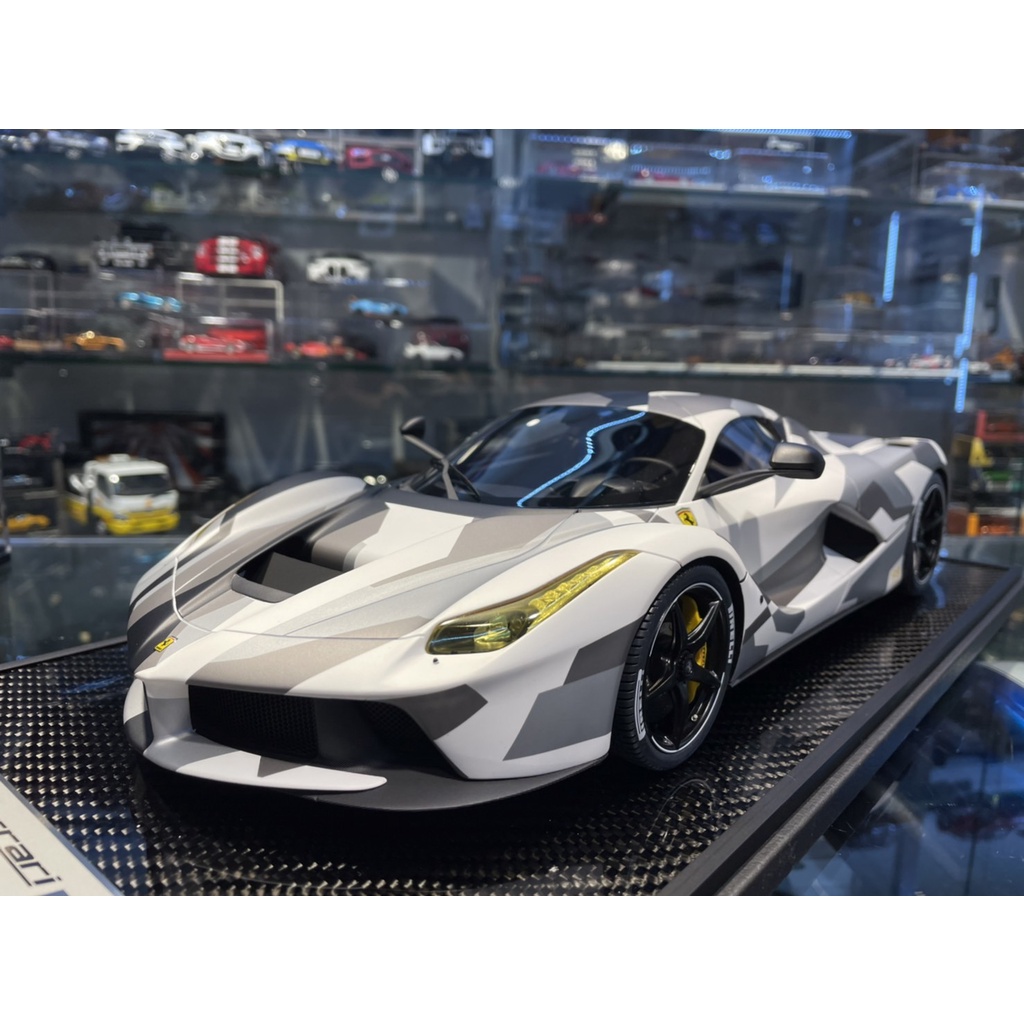 吉華科技@ 1/12 BBR BBR1202CAMO Ferrari LaFerrari Matt Camouflage 