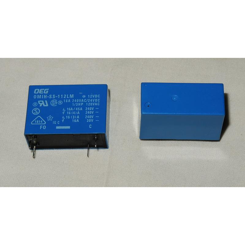 OMIF S 112LM 12VDC OMIF S 124LM 24VDC 4 Pines 20A Rel&eacute;|Rel&eacute;s