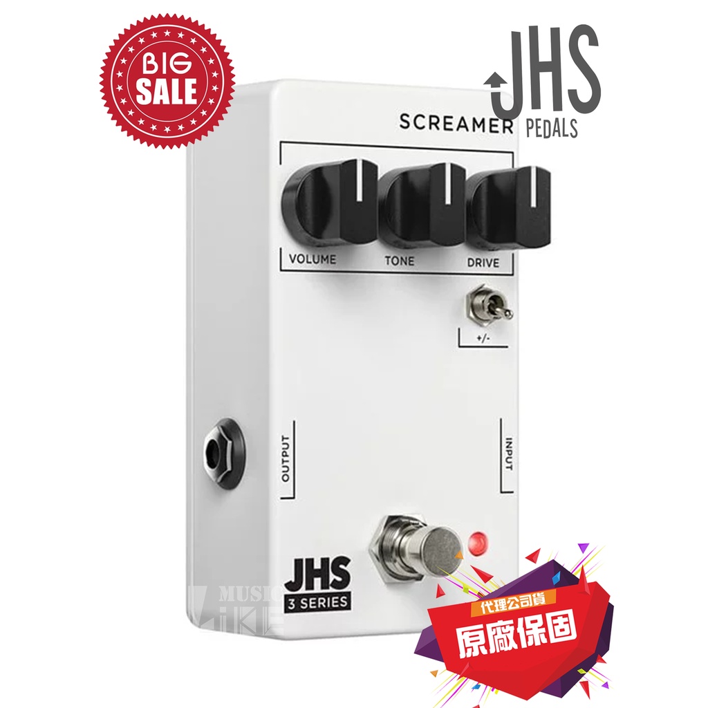 美國手工』 JHS 3 Series Screamer 效果器破音TS9 公司貨單顆| 蝦皮購物