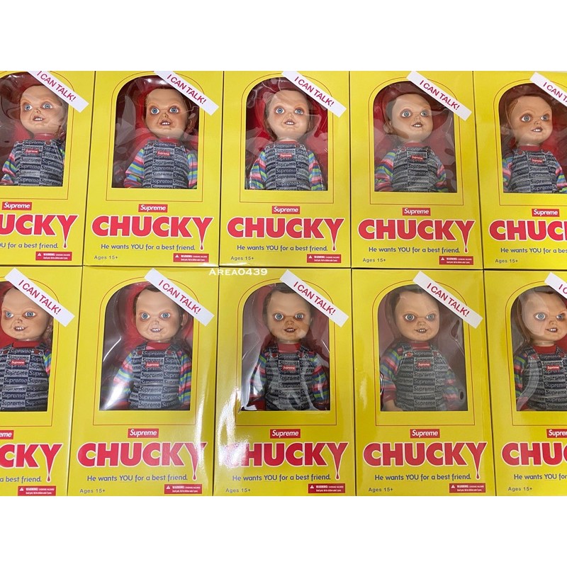 area0439】2020 秋冬聯名Supreme Chucky Doll 恰奇恰吉娃娃公仔| 蝦皮購物