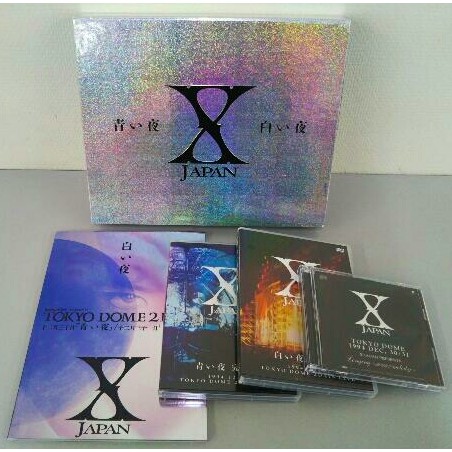 日版正版 X JAPAN 青い夜 白い夜 完全版 初回限定 DVD BOX 6片裝/ 青夜白夜 1994 XJAPAN