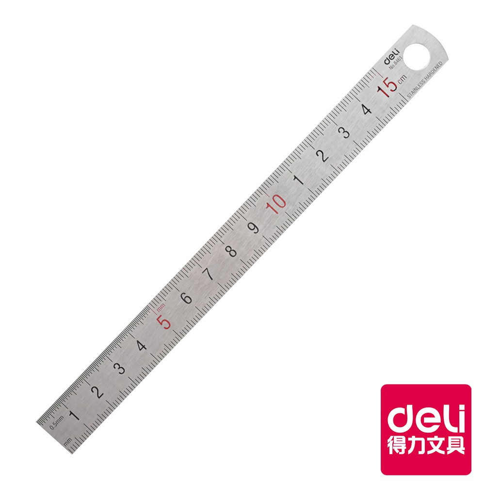 【Deli得力】 鐵尺15cm(8461) 台灣發貨｜得力旗艦店 | 蝦皮購物