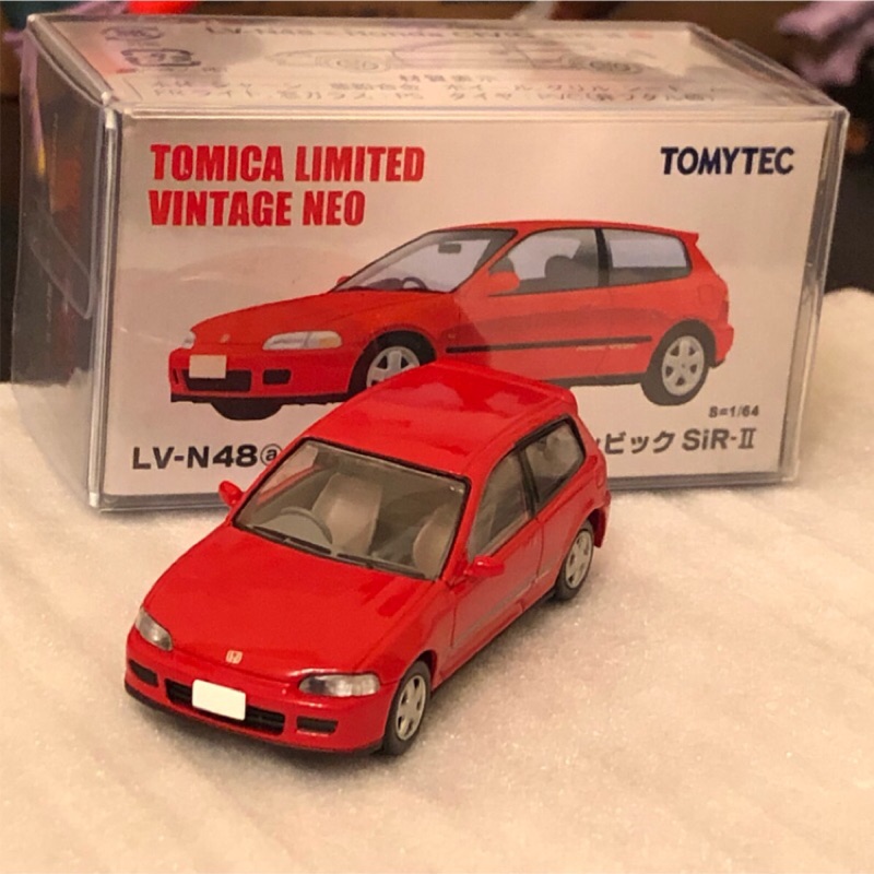 現貨🔥TOMYTEC TLV LV-N48a (紅）Honda CIVIC SIR-II EG6 附贈膠盒多美