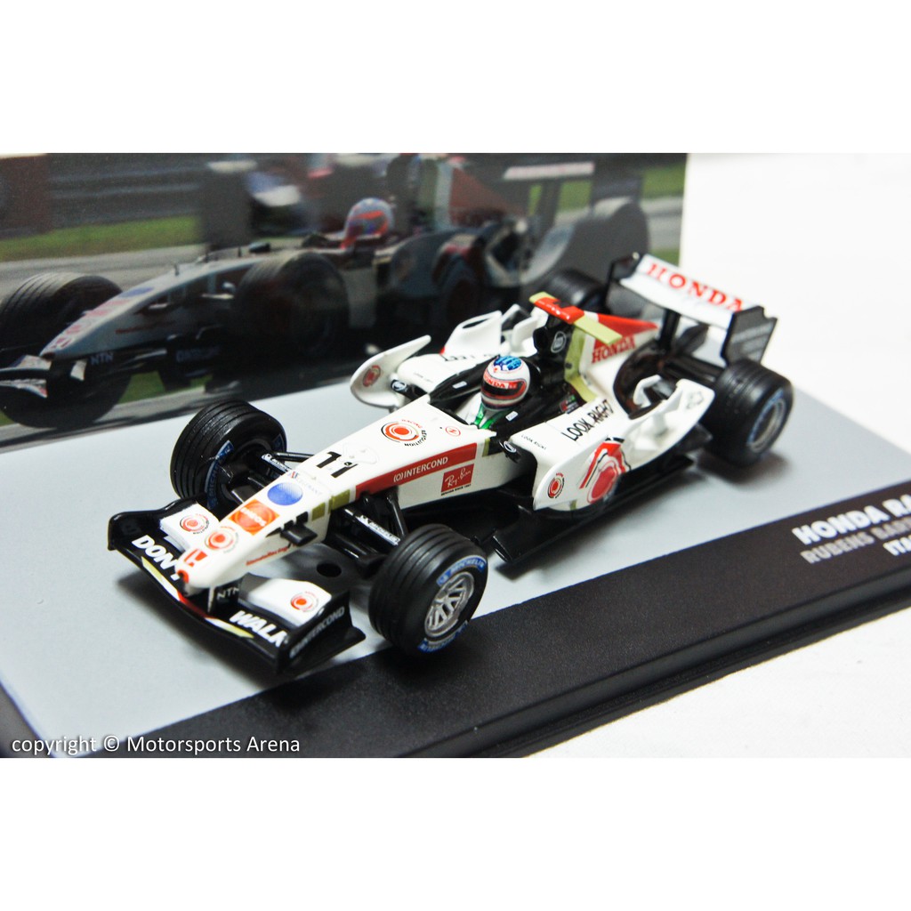 Altaya 1/43 - Honda RA106 Rubens Barrichello Italy GP 2006 F1