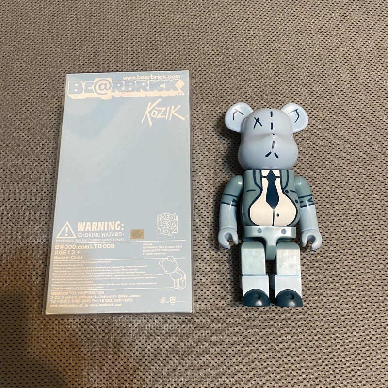 be@rbrick kozik 西裝熊 400% bearbrick