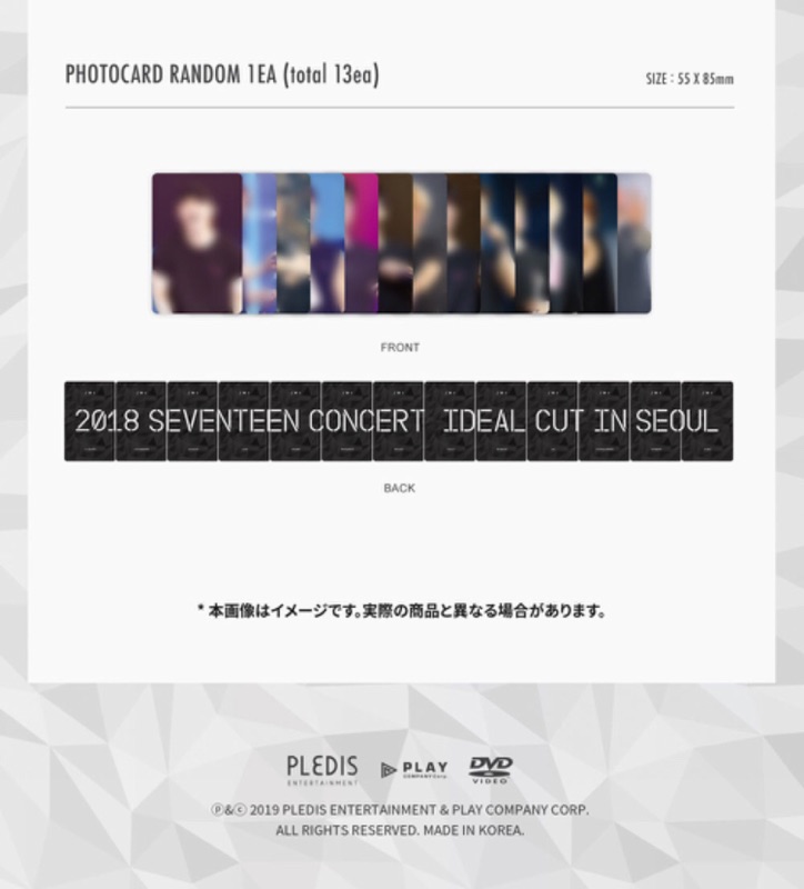 2018 SEVENTEEN IDEAL CUT in Seoul BD-