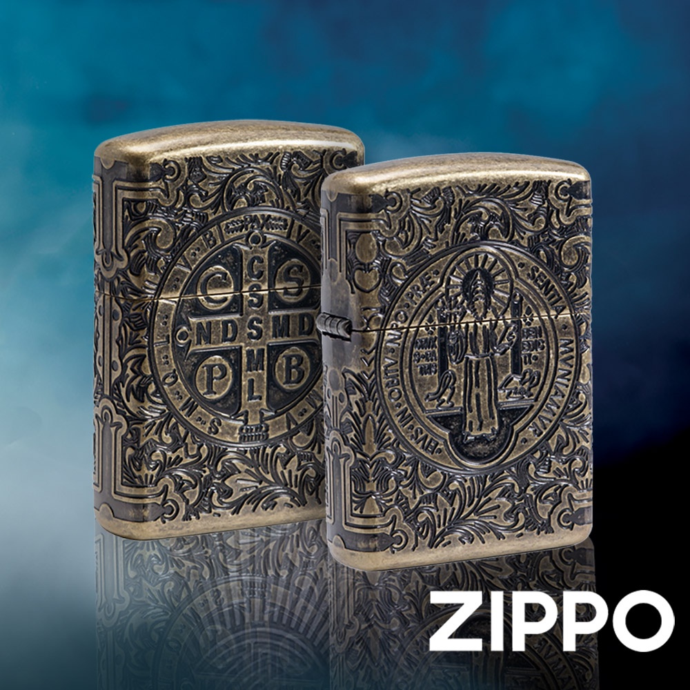 ZIPPO 聖本-康斯坦丁(加厚版)防風打火機Armor加厚版官方正版現貨限量