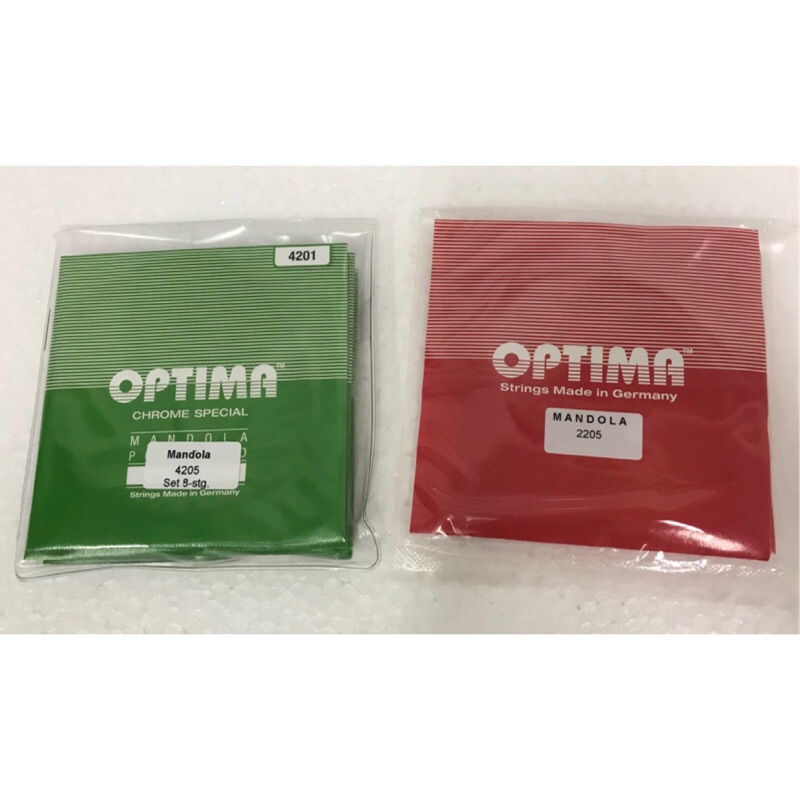 Germany Optima Mandola strings 2205 紅色 / 4205 綠色曼陀拉弦 | 蝦皮購物