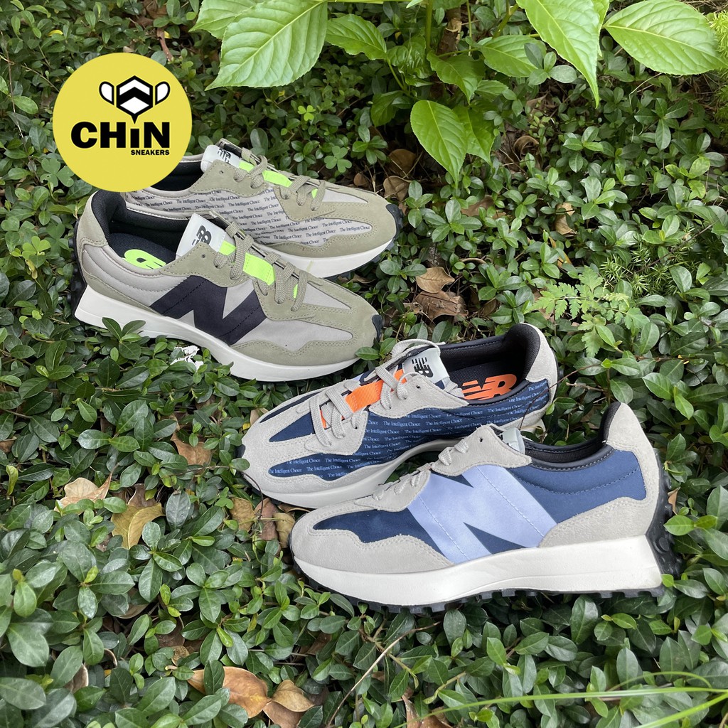 ☆CHIN代購☆ New Balance 327 NB327 灰綠 灰藍 MS327IA MS327IB 男女 現貨 | 蝦皮購物