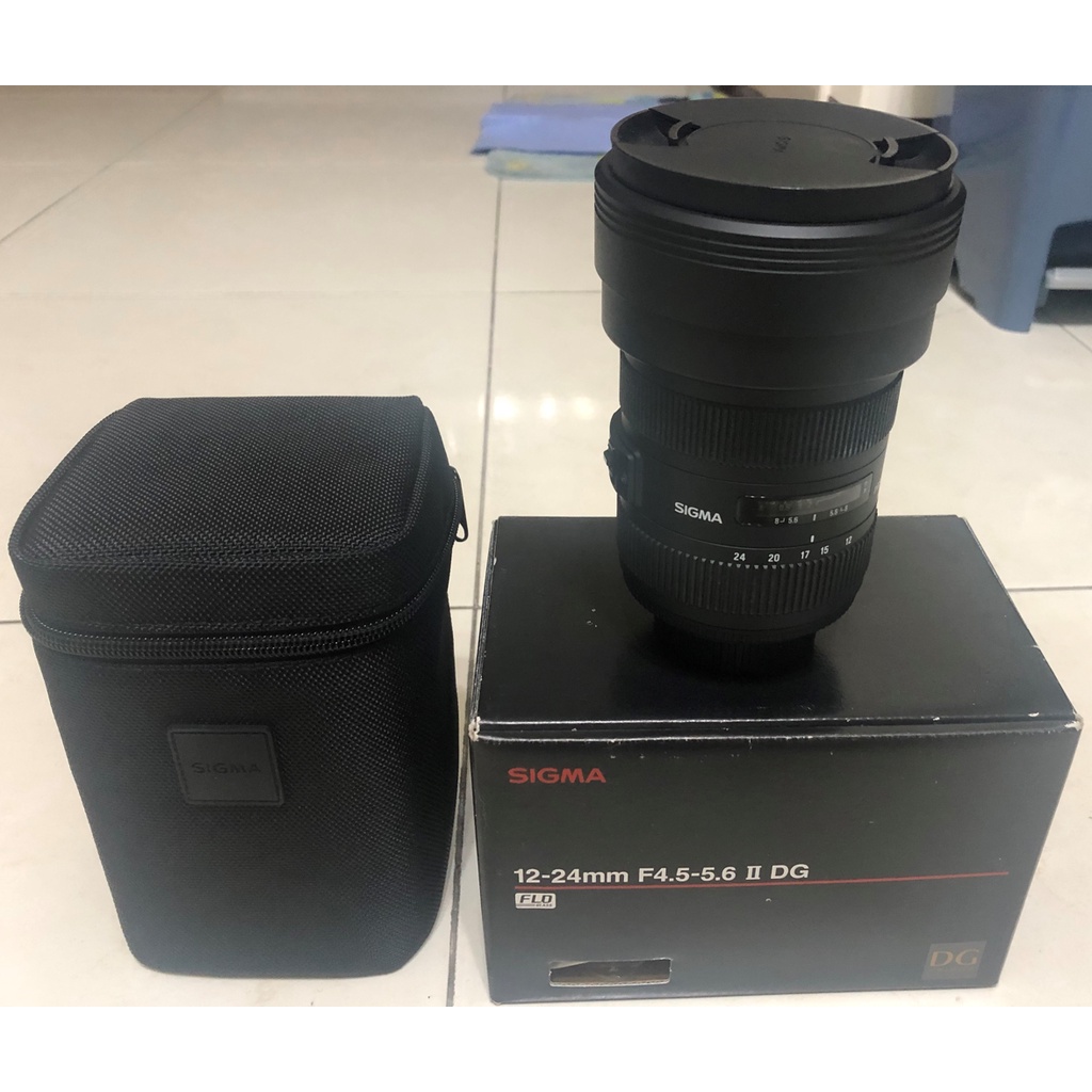 不議價二手Sigma 12-24mm F4.5-5.6 II DG 公司貨HSM FOR NIKON | 蝦皮購物