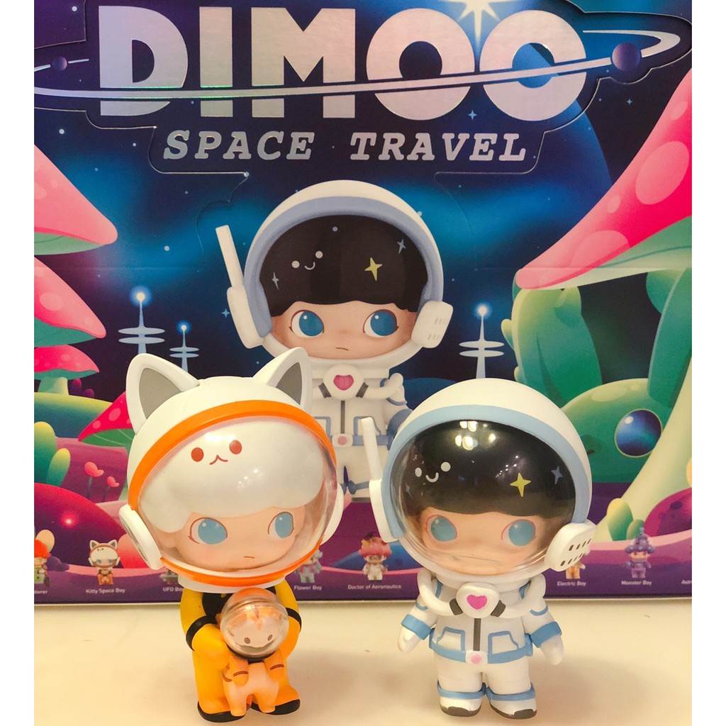「贊贊」正版 盲盒 DIMOO太空旅行系列 盲抽 盒玩 POP MART 泡泡瑪特 喵星人 公仔 宇航員 扭蛋 轉蛋 | 蝦皮購物