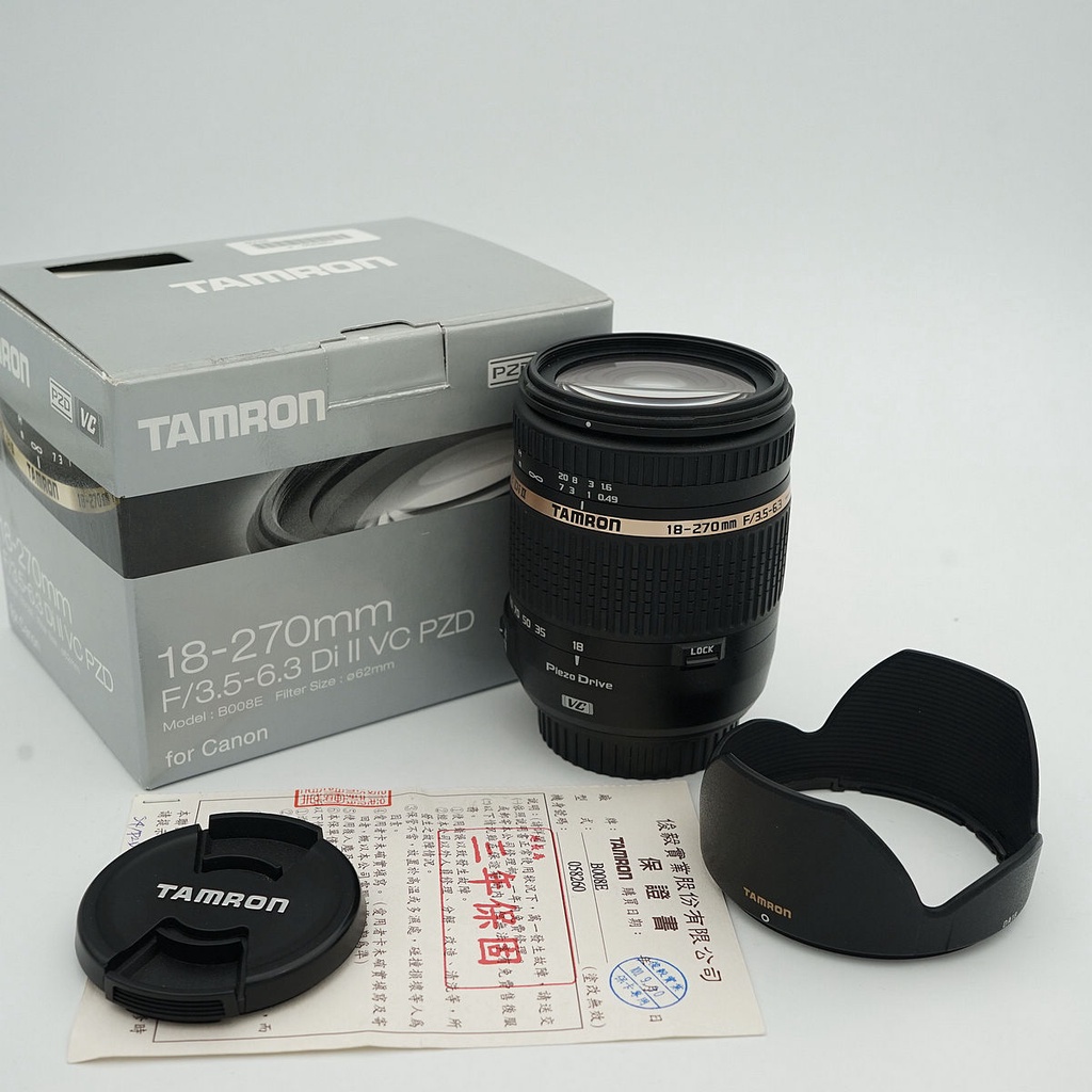 明昌】【中古二手】TAMRON 18-270mm F/3.5-6.3 Di II VC PZD (B008E