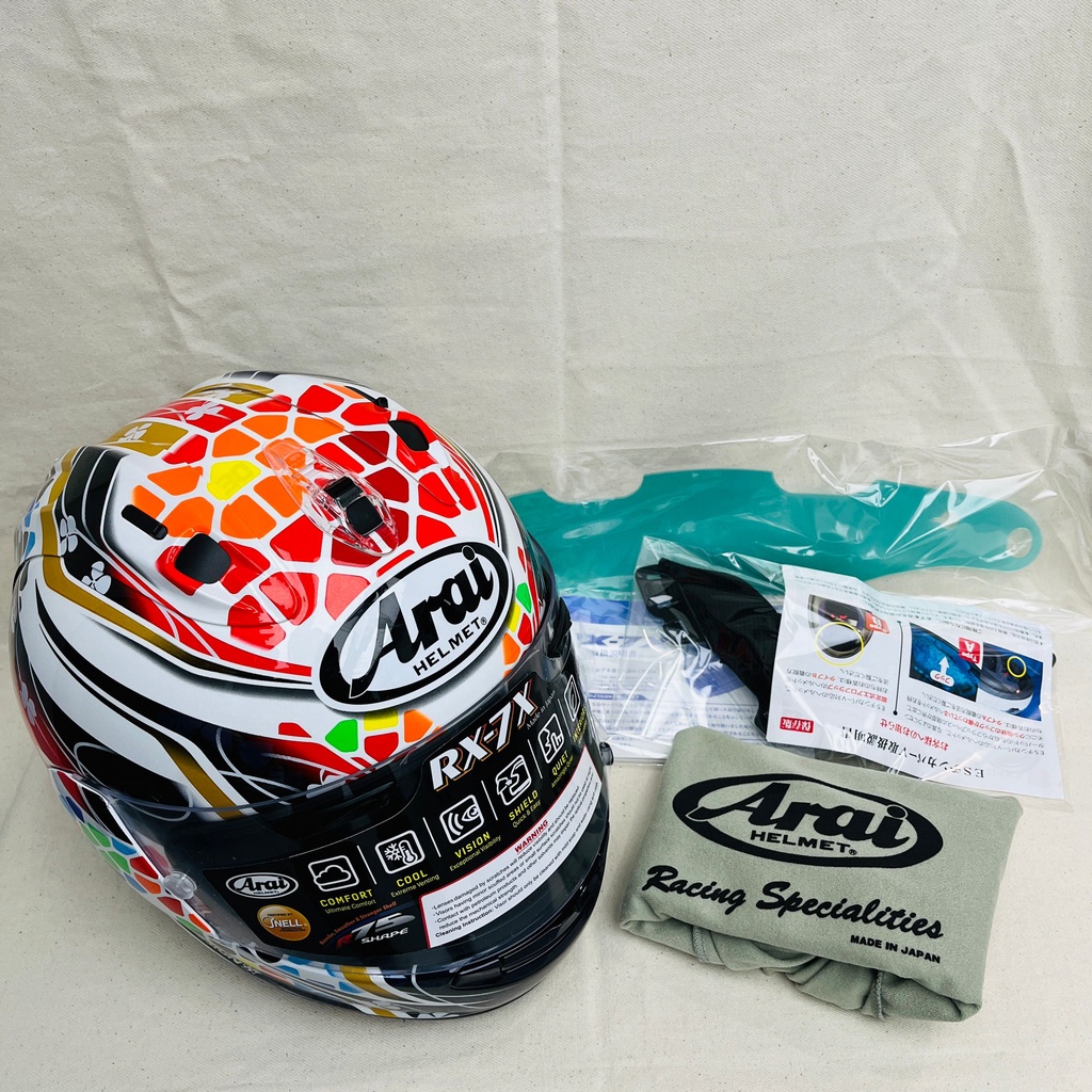 新兄弟帽店』實體店面✨現貨✨ARAI RX7X NAKAGAMI GP2 選手彩繪紀念帽