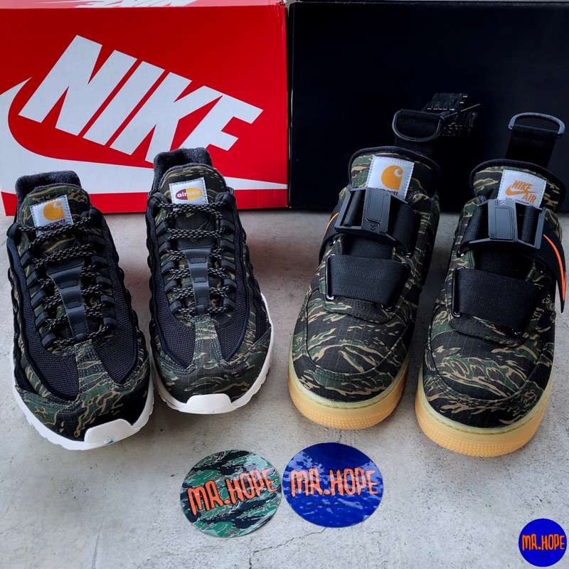 CARHARTT WIP X NIKE 聯名鞋款﻿Air max 95 Air Force 1 Utility | 蝦皮購物