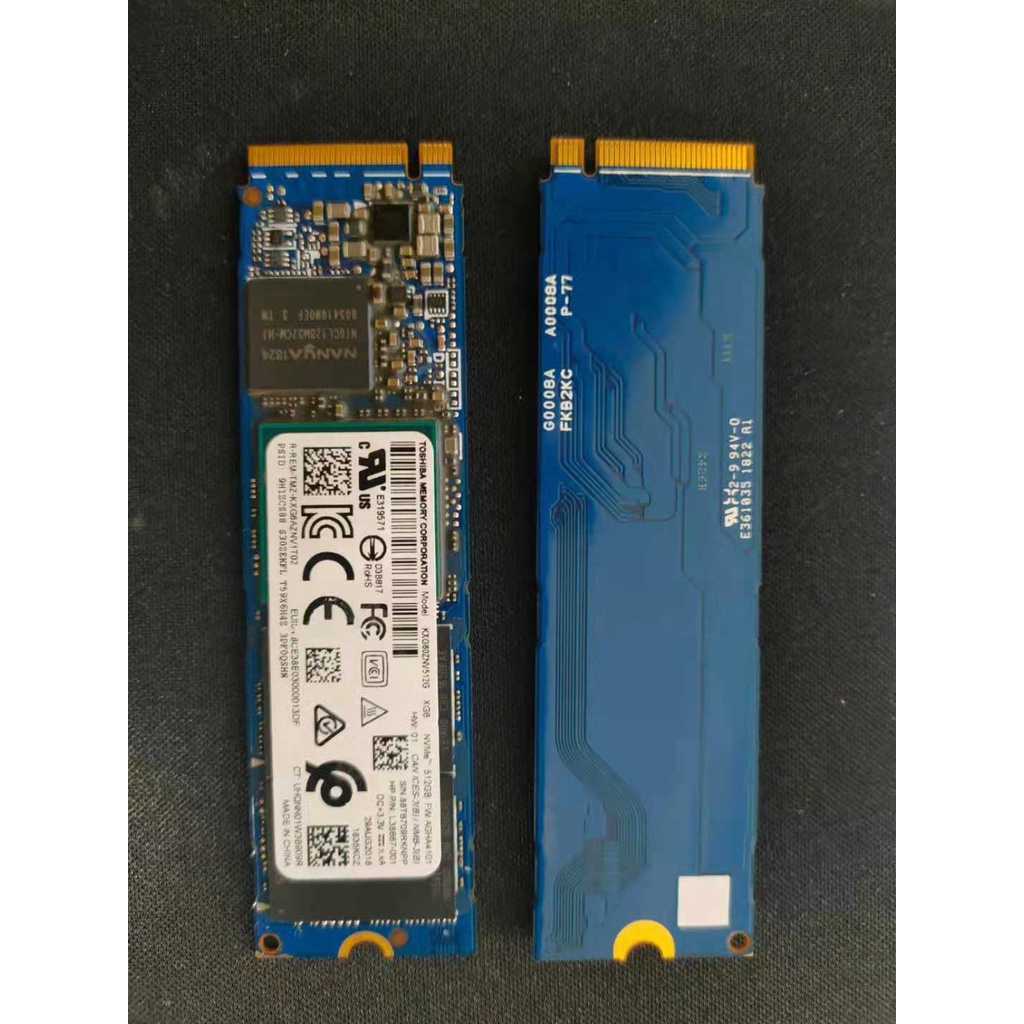 TOSHIBA 東芝】SSD PCIE NVMe 512G KXG60ZNV512G(拆機良品) | 蝦皮購物