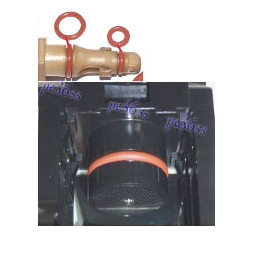 O-ring pakking lipverbinding compatibel met Gaggia Philips Saeco Spidem voor watertank waterreservoir tankverbinding zoals 11003671/996530001829 van Snapworld-Kaffee (3, D02 (oude versie
