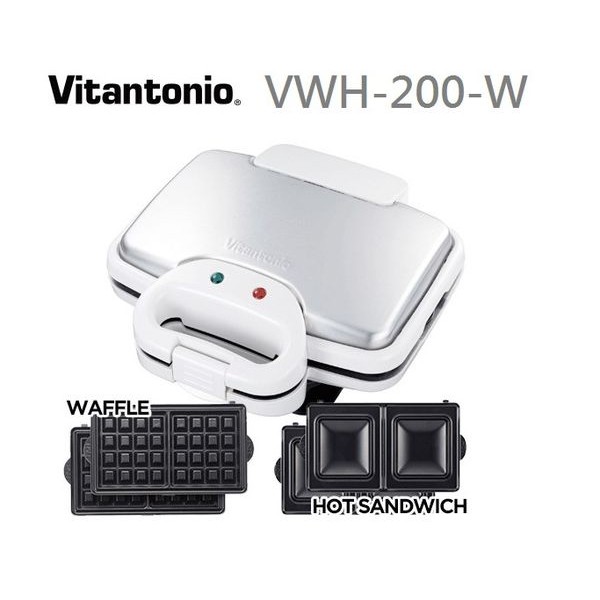 Overman生活好物※現貨！※Vitantonio※【VWH-200-W】※鬆餅機《附兩