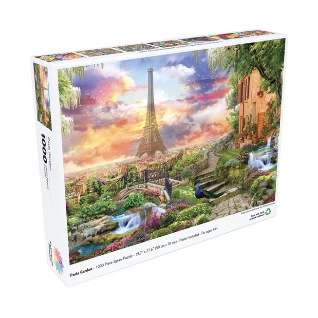 現貨美國Colorcraft Puzzles Paris Garden 1000片拼圖 | 蝦皮購物