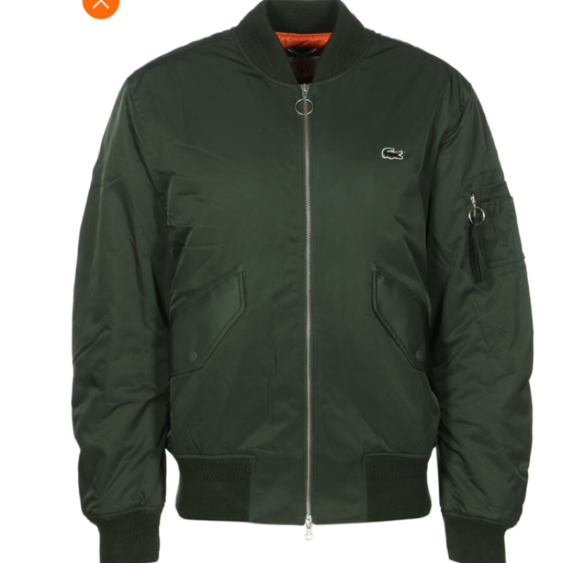 全新保證正品）Lacoste L!VE MA1 Bomber winter jacket 飛行外套ma1