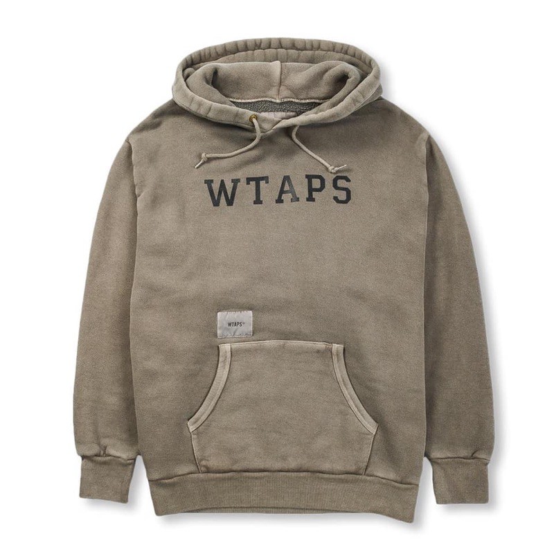WTAPS 19AW COLLEGE DESIGN HOODED SWEATSHIRT 長袖帽T 帽衫| 蝦皮購物