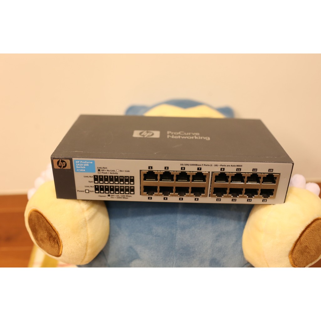Switch Ethernet HP ProCurve 1410-16G – J9560A – 16 Ports – 10/100/1000 – Occasion