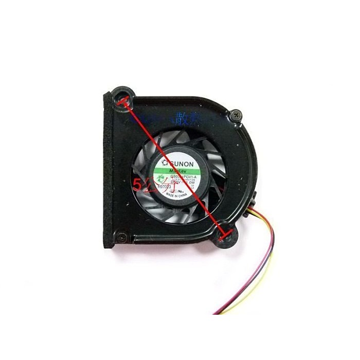Ventola Centrifuga Silenziosa Sunon GB0504PGV1-A 5V 1.0W 5cm, Aperta Mai Usata