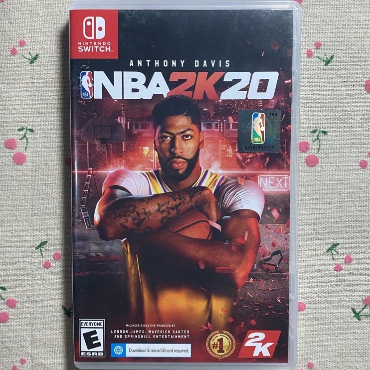 阿杰收藏】NBA 2K20 中文版【NS二手】美國職籃Switch 實體遊戲卡帶